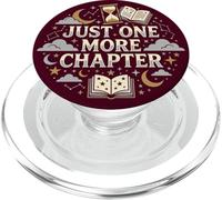 Just One More Chapter Book Lover Librarian Bookish PopSockets PopGrip para MagSafe