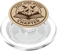 Just One More Chapter Book Reader Fantasy Dragon Bookish PopSockets PopGrip para MagSafe