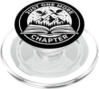 Just One More Chapter Book Reader Fantasy Dragon Bookish PopSockets PopGrip para MagSafe