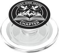 Just One More Chapter Book Reader Fantasy Dragon Bookish PopSockets PopGrip para MagSafe