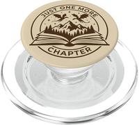 Just One More Chapter Book Reader Fantasy Dragon Bookish PopSockets PopGrip para MagSafe
