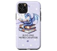 Just One More Chapter Book Worm Purple Dragon Reading Lovers Carcasa para iPhone 11 Pro