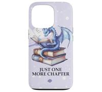 Just One More Chapter Book Worm Purple Dragon Reading Lovers Carcasa para iPhone 13 Pro
