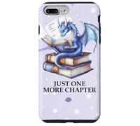 Just One More Chapter Book Worm Purple Dragon Reading Lovers Carcasa para iPhone 7 Plus/8 Plus