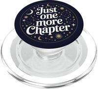 Just One More Chapter Celestial Moon Star Book Lover PopSockets PopGrip para MagSafe