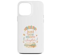 Just One More Chapter Cozy Book Lover Reading & Coffee Carcasa para iPhone 13 Pro MAX