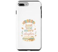 Just One More Chapter Cozy Book Lover Reading & Coffee Carcasa para iPhone 7 Plus/8 Plus