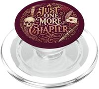 Just One More Chapter Dark Romance Bookish Reader Burgundy PopSockets PopGrip para MagSafe