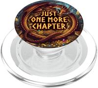 Just One More Chapter Fantasy Book Lover Dragon Magic Reader PopSockets PopGrip para MagSafe