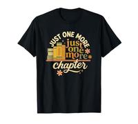 Just One More Chapter Retro Book Lover Graphic Camiseta