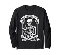 Just One More Chapter Skeleton Coffee Books Fiesta de Halloween Manga Larga