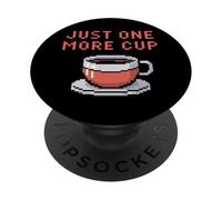 Just One More Cup PopSockets PopGrip Adhesivo