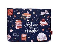 Just One More - Funda para libro capítulo, protector de libro con cremallera y acolchado, fundas para libros para tapa blanda, 11 x 9 pulgadas, funda para libro para amantes de los libros