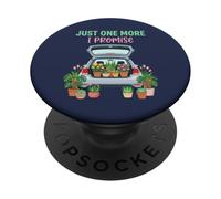 Just One More Funny Plant Lady Women Interior Flower Floral PopSockets PopGrip Adhesivo