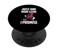 Just One More Game I Promise Gamer Enthusiast Vintage Game PopSockets PopGrip Adhesivo
