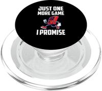 Just One More Game I Promise Gamer Enthusiast Vintage Game PopSockets PopGrip para MagSafe