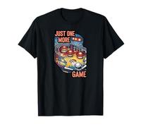 Just One More Game Pinball Arcade Retro Gamer Camiseta