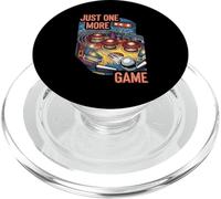 Just One More Game Pinball Arcade Retro Gamer PopSockets PopGrip para MagSafe