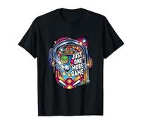 Just One More Game Pinball Retro Arcade Gamer Camiseta