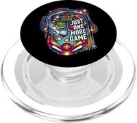 Just One More Game Pinball Retro Arcade Gamer PopSockets PopGrip para MagSafe