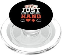 Just One More Hand Poker Funny Casino Juego de Cartas de Juego PopSockets PopGrip para MagSafe