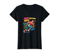 Just One More Mile Runner Motivación Fitness Diseño Camiseta