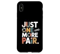 Just One More Pair I Swear I Like Shoes Funny Sneaker Head Carcasa para iPhone XS Max