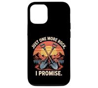 Just One More Rock I Promise Funny Rockhound Diseño Carcasa para iPhone 12/12 Pro