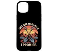 Just One More Rock I Promise Funny Rockhound Diseño Carcasa para iPhone 15 Plus