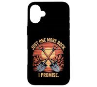 Just One More Rock I Promise Funny Rockhound Diseño Carcasa para iPhone 16 Plus