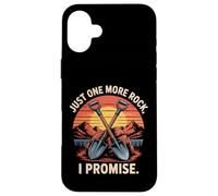 Just One More Rock I Promise Funny Rockhound Diseño Carcasa para iPhone 16 Plus