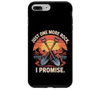 Just One More Rock I Promise Funny Rockhound Diseño Carcasa para iPhone 7 Plus/8 Plus