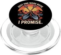 Just One More Rock I Promise Funny Rockhound Diseño PopSockets PopGrip para MagSafe
