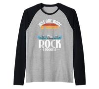 Just One More Rock I Promise Rock Collector Geólogo Camiseta Manga Raglan