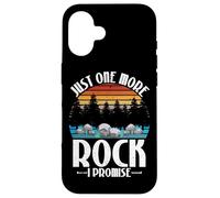 Just One More Rock I Promise Rock Collector Geólogo Carcasa para iPhone 16
