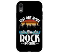 Just One More Rock I Promise Rock Collector Geólogo Carcasa para iPhone XR