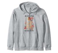 Just One More Row Funny Knitting Knitters Crochet Crochet Sudadera con Capucha