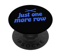 Just One More Row Funny Knitting PopSockets PopGrip Adhesivo