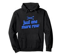 Just One More Row Funny Knitting Sudadera con Capucha