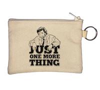 Just One More Thing - Llavero monedero, color beige