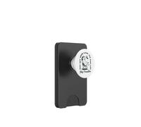 Just out Here Living The Ruff Life Stay Pawsitive Cowboy Dog PopSockets PopWallet para MagSafe