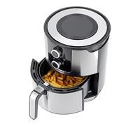 Just Perfecto Nadia Air Fryer 4.5 L, 1400 W, Stainless Steel with Timer Function, Dishwasher Safe, Air Fryer, Air Fryer