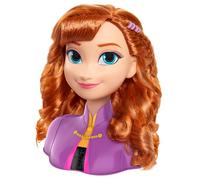 Just Play Cabeza para Peinados Anna de Frozen 2 de Disney, 14 Piezas, Juego de simulación, Juguetes para niños a Partir de 3 años