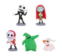 Just Play Conjunto de Figuras coleccionables de Pesadilla Antes de Navidad de Tim Burton de Disney, 4 Piezas, Juguetes para niños a Partir de 3 años