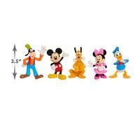 Just Play Conjunto de Figuras coleccionables Mickey Mouse de Disney Junior, Paquete de 5 Figuras coleccionables de 7,6 cm, Juguetes para niños a Partir de 3 años