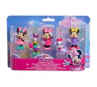 Just Play Conjunto de Figuras coleccionables Minnie Mouse de Disney Junior, 5 Piezas, estatuillas coleccionables de 6,4 cm de Alto, Juguetes para niños a Partir de 3 años