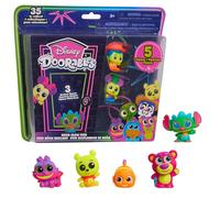 Just Play Figuras Disney Doorables Neon Glow Peek - 5 figuras edición especial 1,5 pulg. - 5+ años