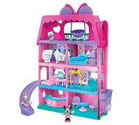 Just Play Disney Junior Minnie Mouse Bow-Tel Hotel, 2-Sided Playset with Lights, Sounds, and Elevator, 20 Pieces, Includes 3 Figures, Kids Toys for Ages 3 Up by