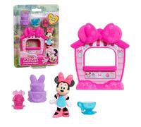 Just Play Disney Junior Minnie Mouse Mini Playset, con Accesorios, 4 Piezas, Juego de simulación, Rosa, Juguetes para niños a Partir de 3 años