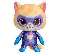 Just Play Disney Junior SuperKitties 7-Inch Small Plush Stuffed Animal, Sparks, Kitten, Kids Toys for Ages 2 Up by
